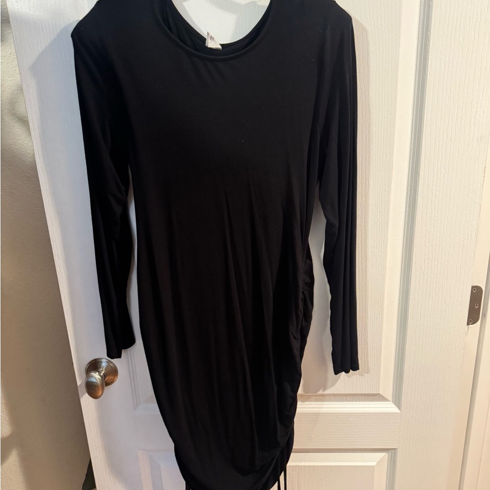 Melrose and Market Black Long Sleeve Dress